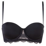 Calvin Klein Seductive Comfort Embrace Strapless.Topattu kaarituellinen liivi irrotettavilla olkaimilla.
 
Materiaali: 76% nylonia, 24% elasta...