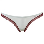 Calvin Klein Ultra Low Rise Thong. Ohuet stringmalliset pikkuhousut, joissa pitsiä.

Materiaali: 82% nylonia, 18% elastaania.
Pesu 30 asteessa.