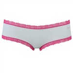 Calvin Klein Ultra Low Rise Hipster. Ohuet hipster –malliset pikkuhousut, joissa pitsiä.
 
Materiaali: 82% nylonia, 18% elastaania.
Pesu 30 a...