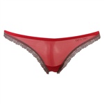Calvin Klein Ultra Low Rise Thong. Ohuet stringmalliset pikkuhousut, joissa pitsiä.

Materiaali: 82% nylonia, 18% elastaania.
Pesu 30 asteessa.
