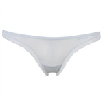 Calvin Klein Ultra Low Rise Thong. Ohuet stringmalliset pikkuhousut, joissa pitsiä.

Materiaali: 82% nylonia, 18% elastaania.
Pesu 30 asteessa.